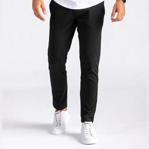 BYLT Basics Everyday Pant 2.0 Medium Black Tapered Fit Regular Inseam